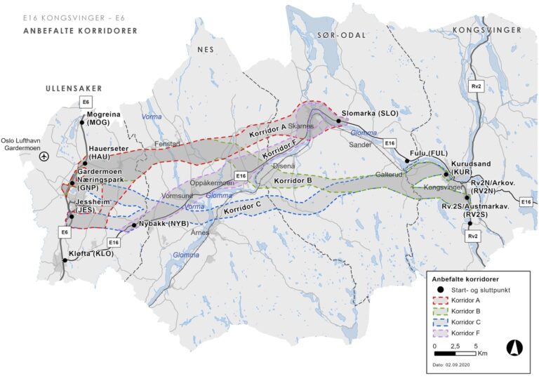 Det skal bygges ny E16 fra Kongsvinger til E6. Kommunene vil ha ditt innspill til planprogrammet.