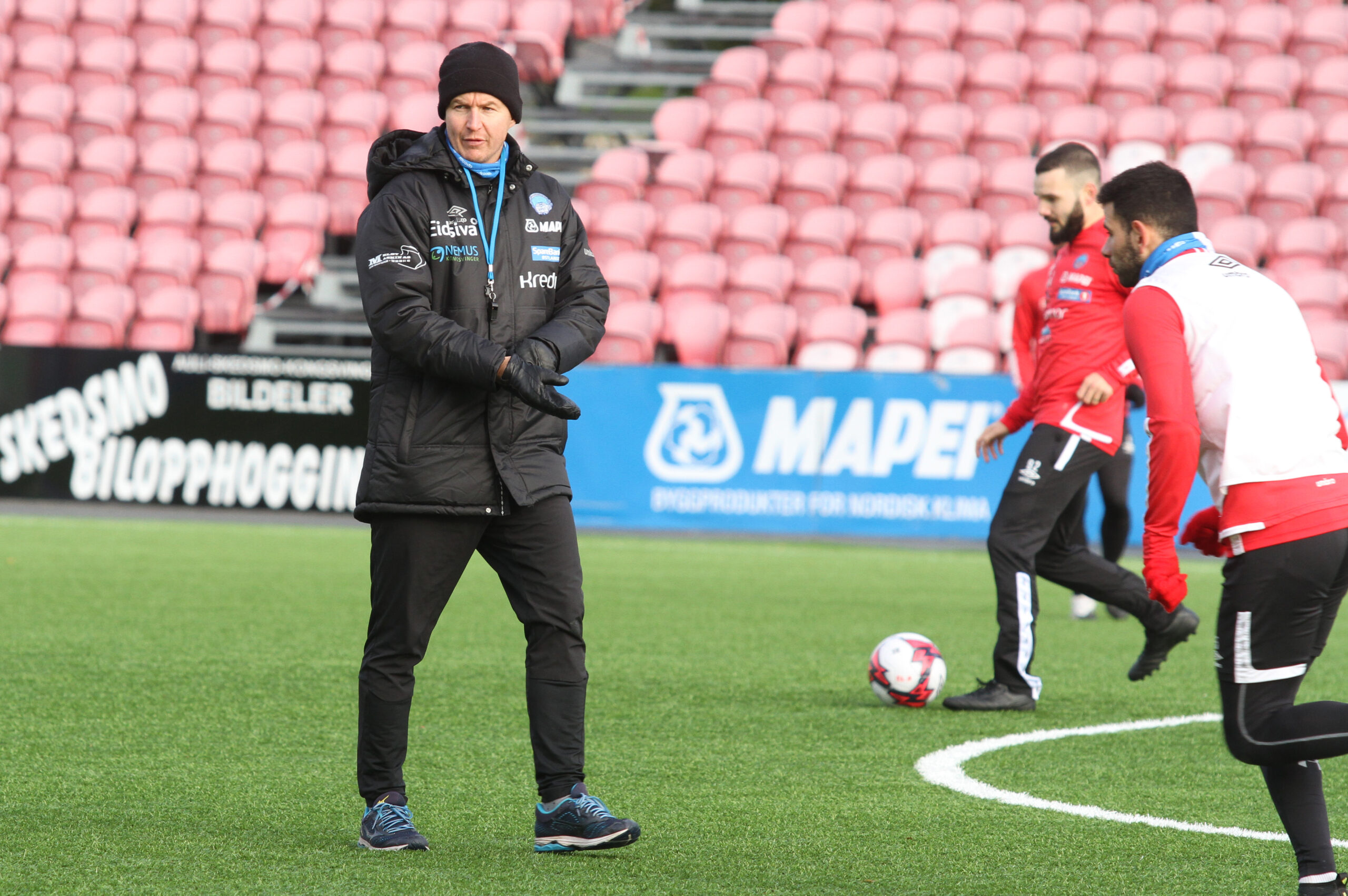 Espen Nystuen gjør en endring på laget mot Ranheim.