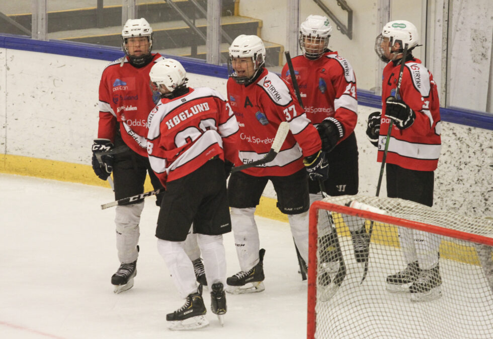 Liam Sætre kunne juble for en vakker scoring i undertall. Nylig var Sætre med på en U16-landslagssamling