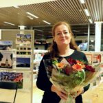 Hanne Bjugstad og forfatter Heidi Linde snakket om romanen «Hva hun klager over når hun klager over husarbeidet».