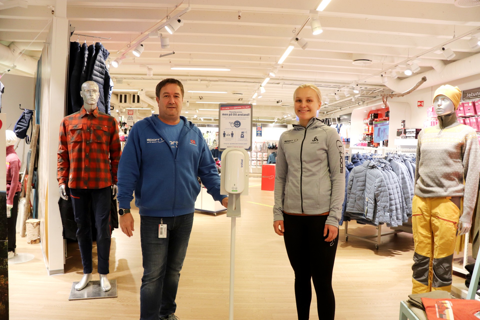 Sport 1 Kongsvinger tilbyr også personlig service, men litt på avstand i disse koronatider.