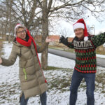 Marvel Sørensen og Uno Arnesen ser frem til neste helgs Julemarked. I år bir mye sentrert til området rundt Gyldenborg.