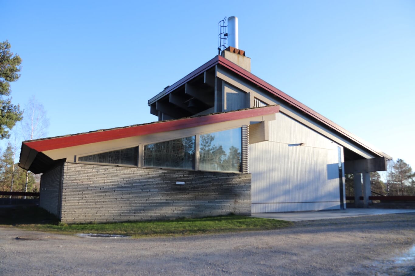 Dagens krematorium i Kongsvinger, bygning fra 1975