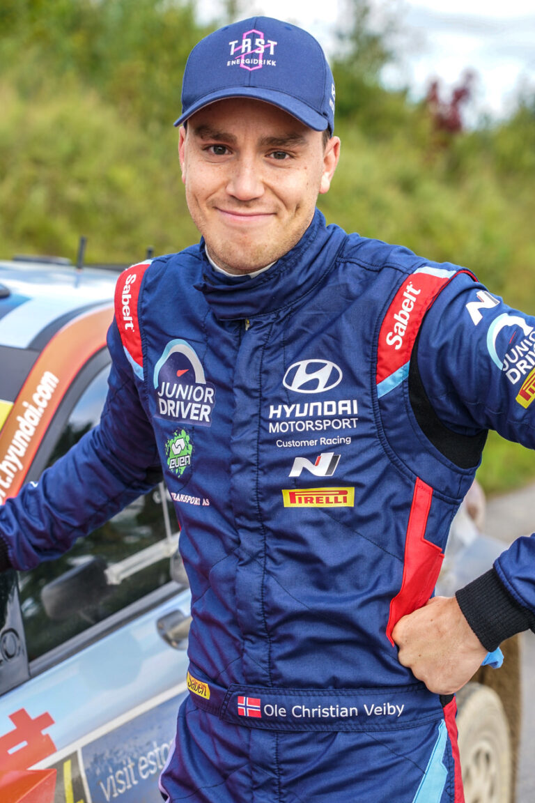 Slik ser WRC-bilen til Ole Christian Veiby ut.