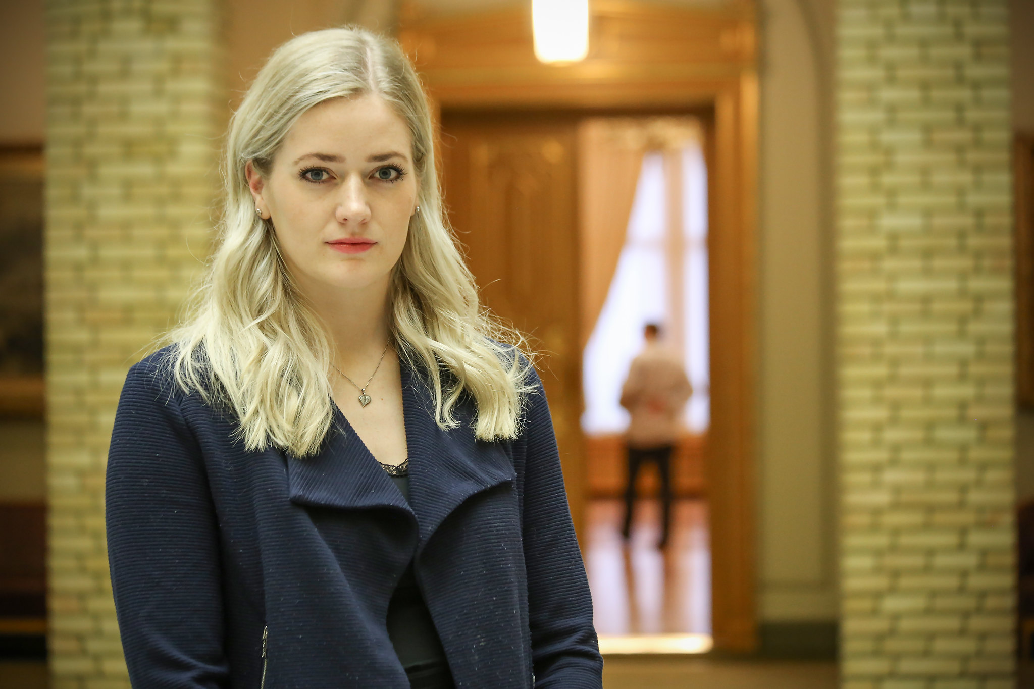 Emilie Enger Mehl fra Senterpartiet vil ikke gi regjeringen mulighet til å trenere ulvevedtak.