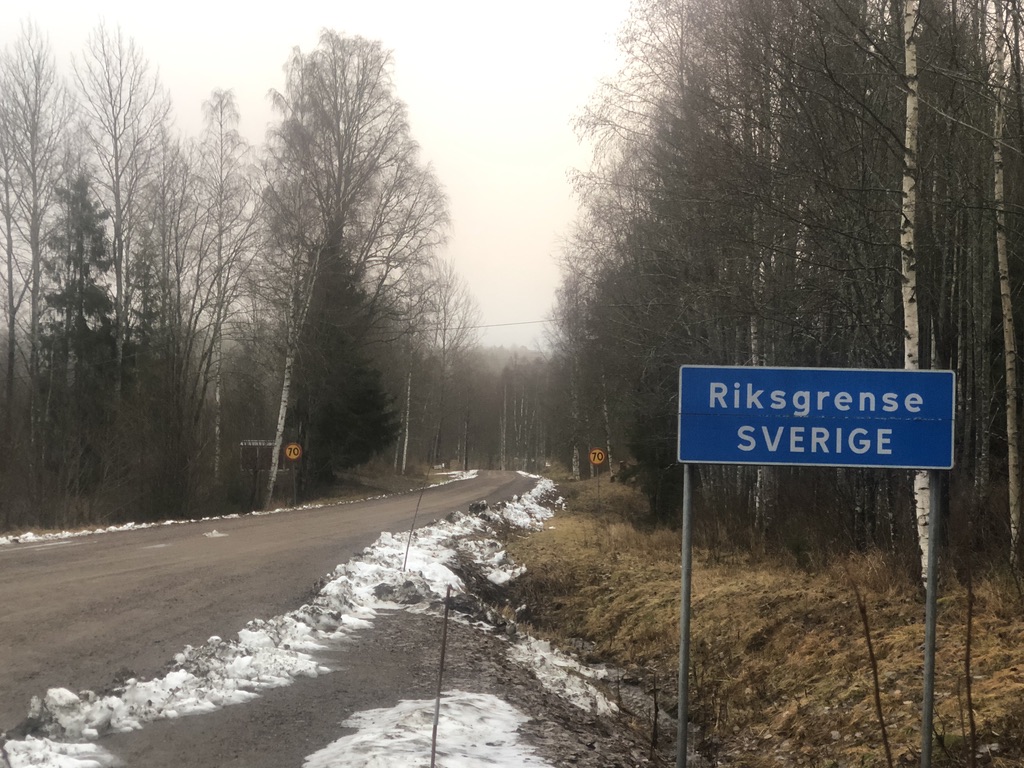 Grenseovergangen ved Mitanderfors på Varaldskogen er en av flere grenseoverganger i Kongsvinger