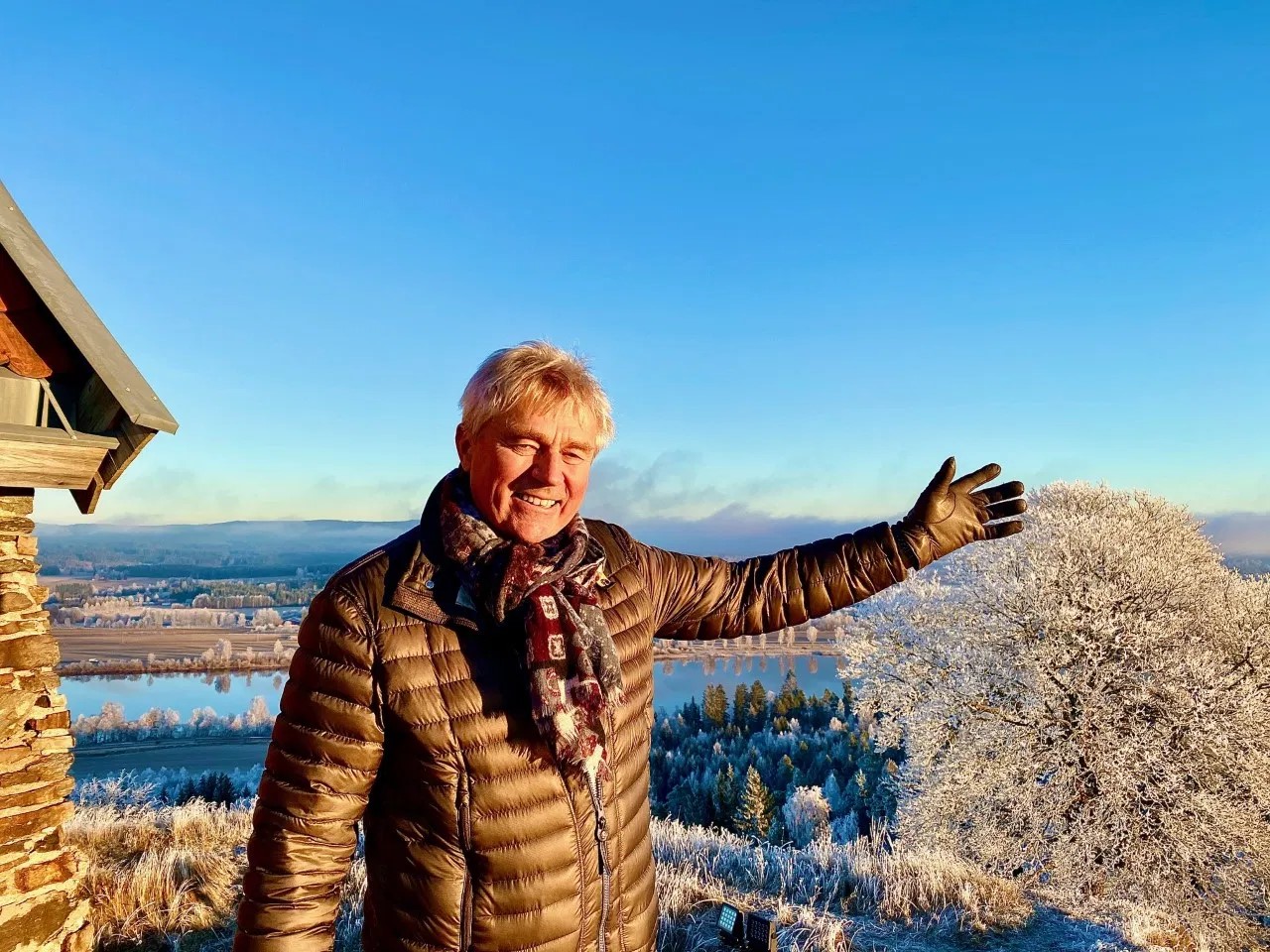 Festningsforvalter Jonny Oskar Fjeld er en entusiastisk kar