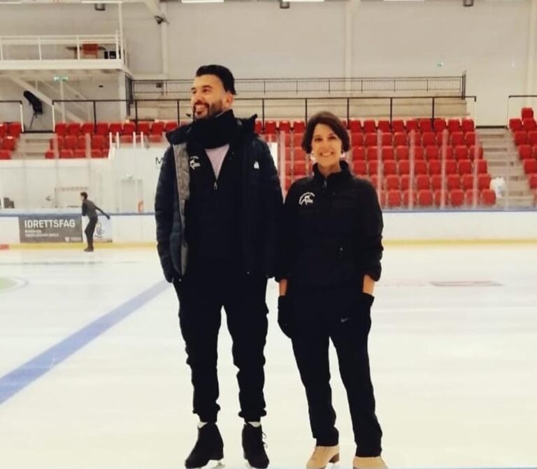Kunstløpklubben i Kongsvinger gjorde ikke bare én, men to forsterkninger i sommer. Da kom både Ishkahn Kirakosian og Gina Mead til byen.