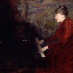 Erika Nissen malt av Erik Werenskiold i 1892.