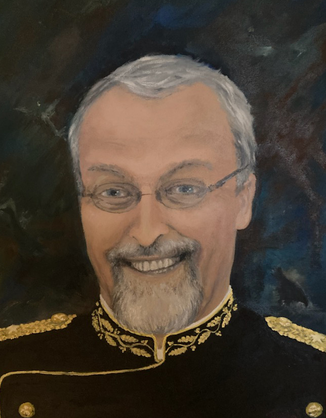 Maleri av politimester Knut Holen.