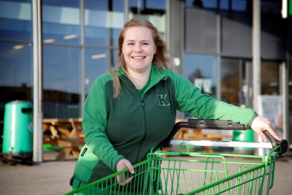 Marthe Ebbesen Sand, butikksjef Kiwi Gjemselund