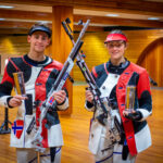Henrik Larsen på NTG Kongsvinger fikk endelig sin kongepokal. Den andre var Jeanette Hegg Duestad fra Nøtterø skytterlag.