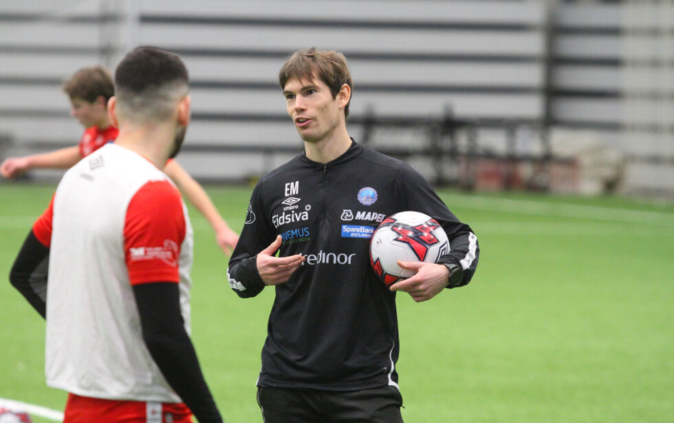 KILs hovedtrener Eirik Mæland synes det er godt å komme i gang med treningene igjen.