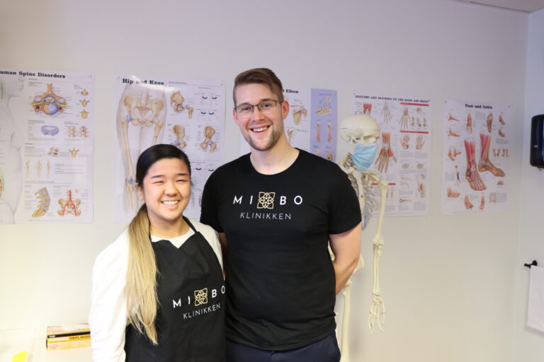 Bich-Kieu Nguyen og Magnus Hestbråten Ruud startet MiBo-klinikken i fjor.