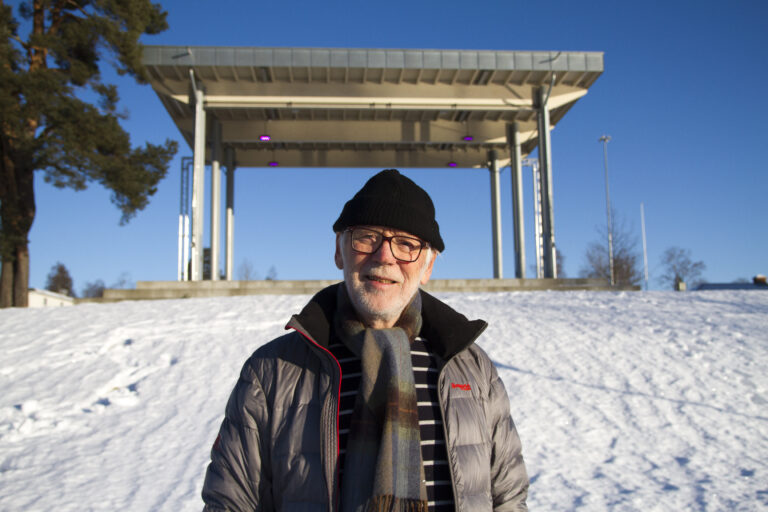 Denne eneboligen i Lia er den første Martinsen tegnet etter at han kom tilbake til Kongsvinger fra USA.