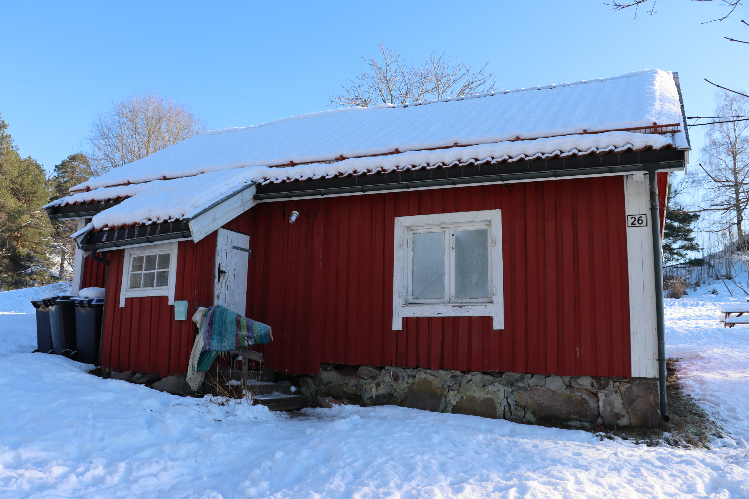 Huset på skjæret er gammelt og verneverdig, noe også brannvesenet tar på alvor.