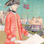 Slik ser vi for oss at Johan Ludvix Maximilian de Biellart kan ha sett ut da han kom til Kongsvinger som Major i 1764.
