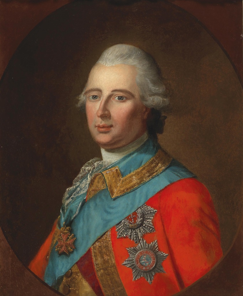 Prins Carl av Hessen malt av Johann Heinrich Tischbein.