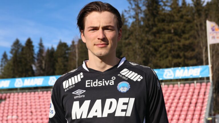 KILs nye keeper, Andreas Vedeler, er nesten to meter på strømelesten.