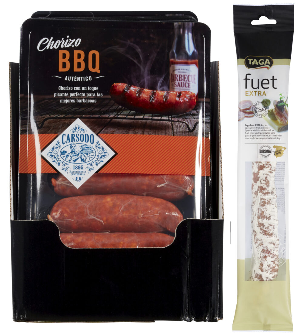 Nortura har informert Taga om at det er gjort funn av Salmonella i et parti med svinekjøtt levert til Taga Foods for produksjon av pølser og spekemat.