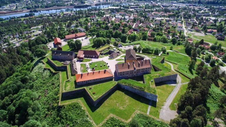 Kongsvinger Festning Luftfoto festningen