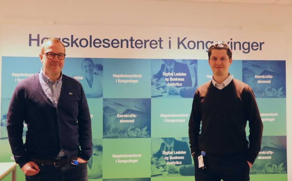 Daglig leder Vegard Herlyng ved Høgskolesenteret i Kongsvinger.