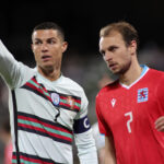 Lars Christian Krogh Gerson (t.h.) og Luxembourg møtte Portugal og Christiano Ronaldo i en landskamp 30. mars. 2. juni kommer Krogh Gerson til Ullevaal for å møte Norge.