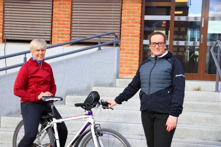 Hilde Nygaard og Ingunn Fossmellem i Kongsvinger kommune er blant dem som står bak aktivitetskampanjen i Kongsvinger.