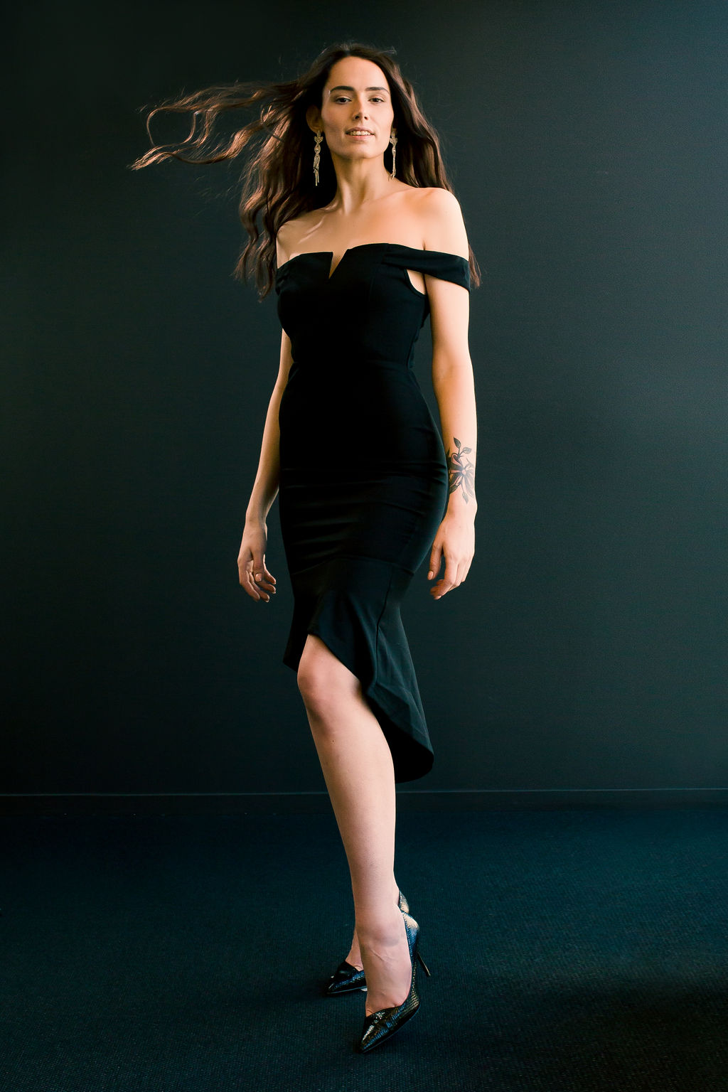 Bilde fra en av Kristiansens fotoshooter i forbindelse med Miss Norway.