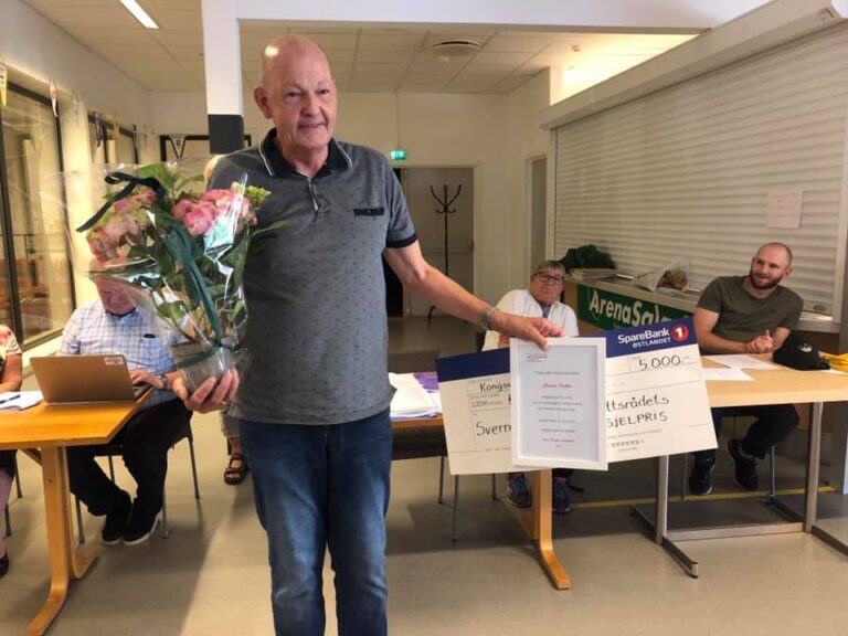 Sverre Bakke ble utnevnt til Årets ildsjel under årsmøtet i Kongsvinger idrettsråd torsdag kveld.