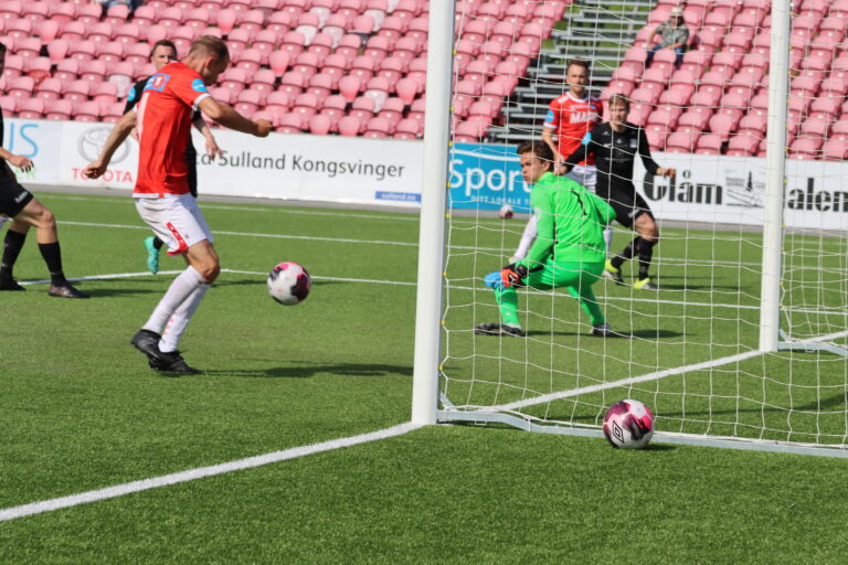 Brage Pedersen fikk det til å stemme både én og to ganger foran mot Kjelsås søndag.