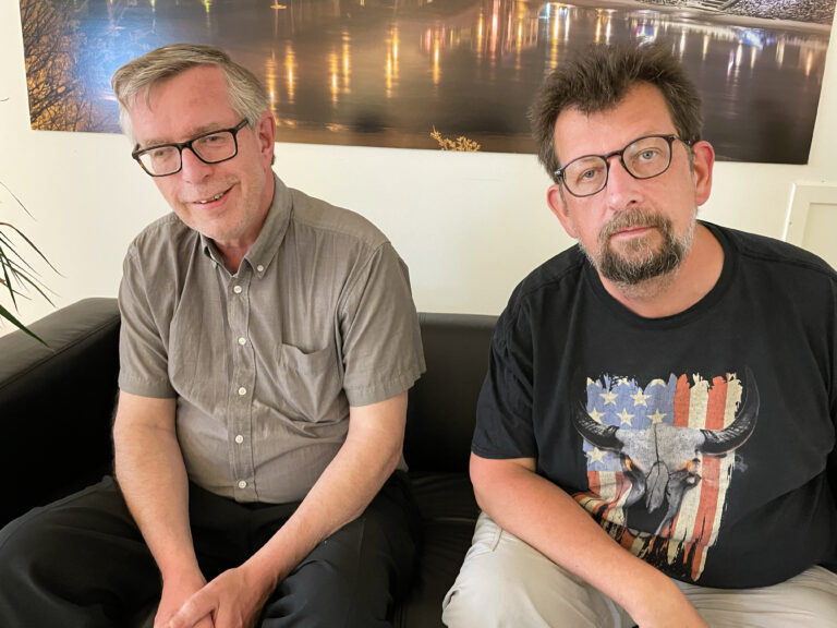 Øivind Roos og Lars Ovlien har ingen gjester i denne ukens kulturstreif, men de klarer helt fint en halvtimes kulturprat på egenhånd.