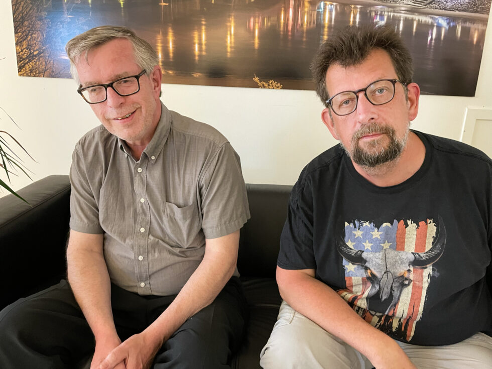Øivind Roos og Lars Ovlien har ingen gjester i denne ukens kulturstreif, men de klarer helt fint en halvtimes kulturprat på egenhånd.
