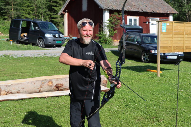 Lars Marius Sørlie gjør sine saker fra med pil og bue. På bare fire år har han blitt god nok for EM.