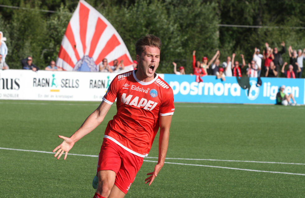 Det var nesten så man kunne høre jubelbrølet til Ludvig Langrekken helt til Kongsvinger da han fastsatte sluttresultatet til 1-4 borte mot Eidsvold Turn.