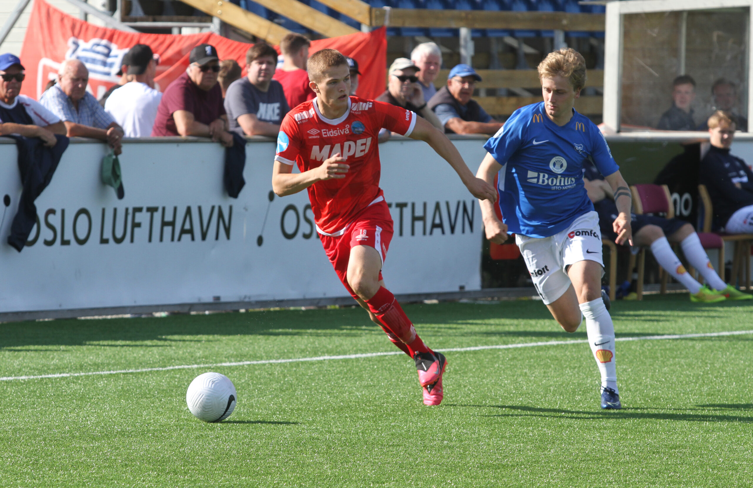 Kongsvinger-gutten Markus Nygård fikk sin debut i seriesammenheng for KIL. Han var sentral i KILs andre scoring.