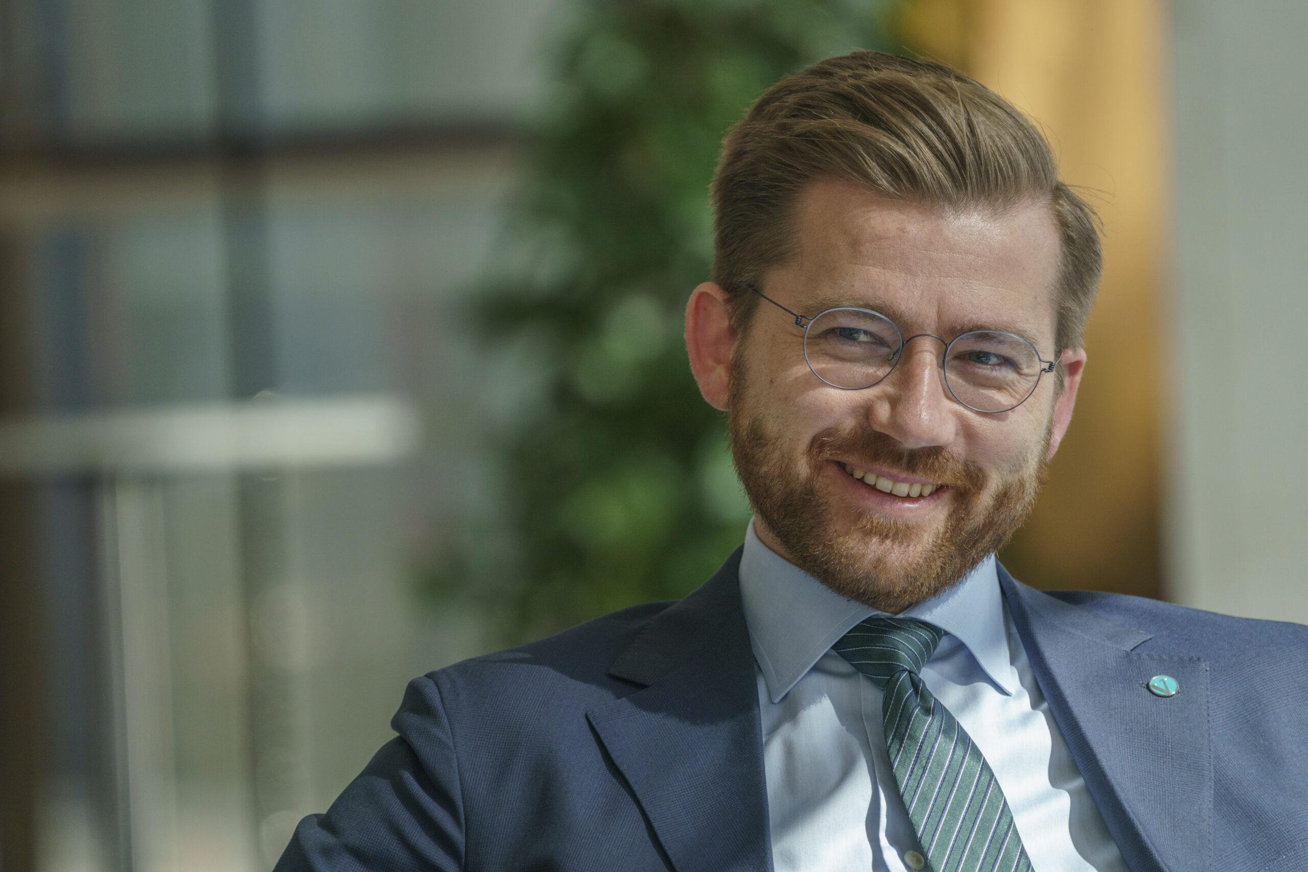 Norges klima- og miljøvernminister, Sveinung Rotevatn fra Venstre.