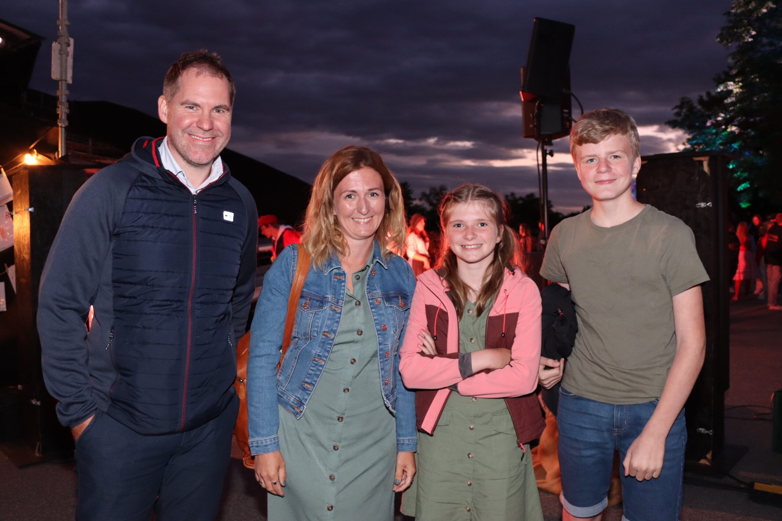 Ove Ingebrigtsen, Elisabeth Buserud, Elise Buserud Ingebrigtsen og Olav Buserud Ingebrigtsen.