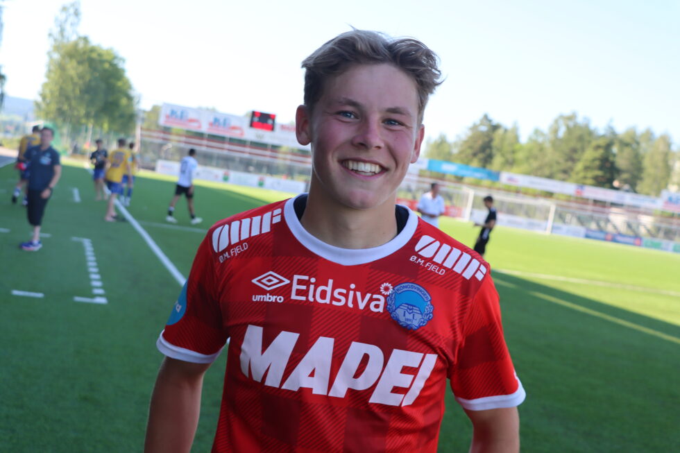Jesper Grundt åpnet målkontoen i kampen hvor det meste gikk an.