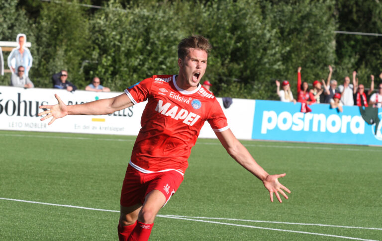 Ludvig Langrekken åpnet scoringskontoen mot Eidsvold Turn, og mot Florø starter han sin første kamp for sesongen.