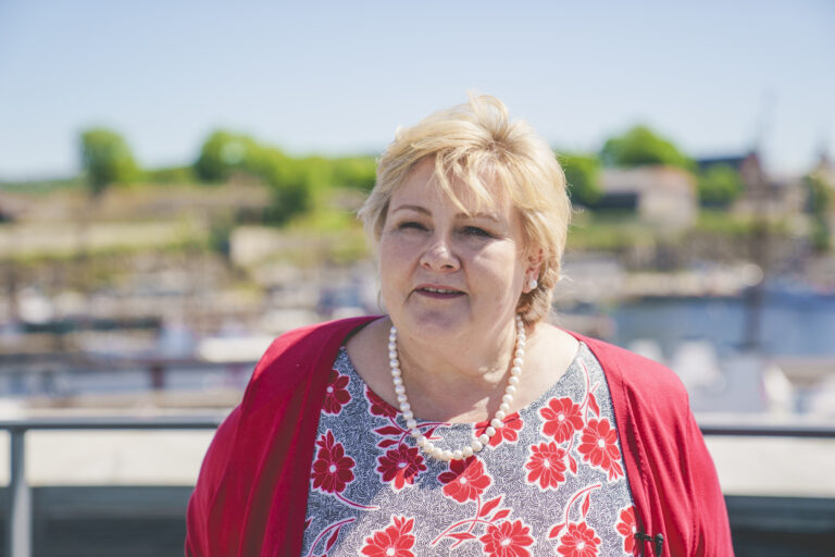 Statsminister Erna Solberg.