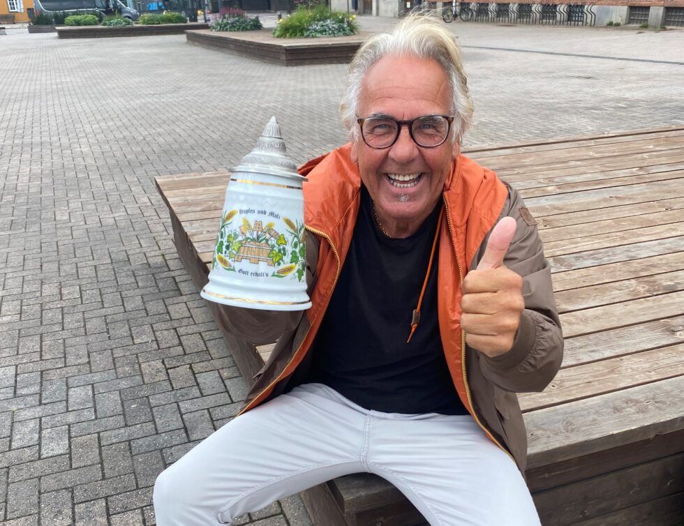 Kjell Fiskerud lover Oktoberfest med teltplass til inntil 1000 personer på Rådhusplassen lørdag 16. oktober.