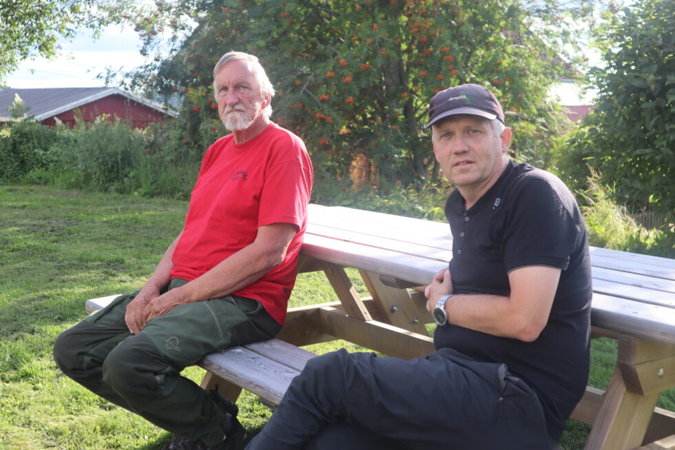 Leder i Brandval Jeger og fiskeforening Lennart Høgberg og leder i jaktutvalget i Brandval Jeger og fiskeforening Roy Høgberget er to av foreningens mange ivrige jegere som ser fram til årets jaktsesong