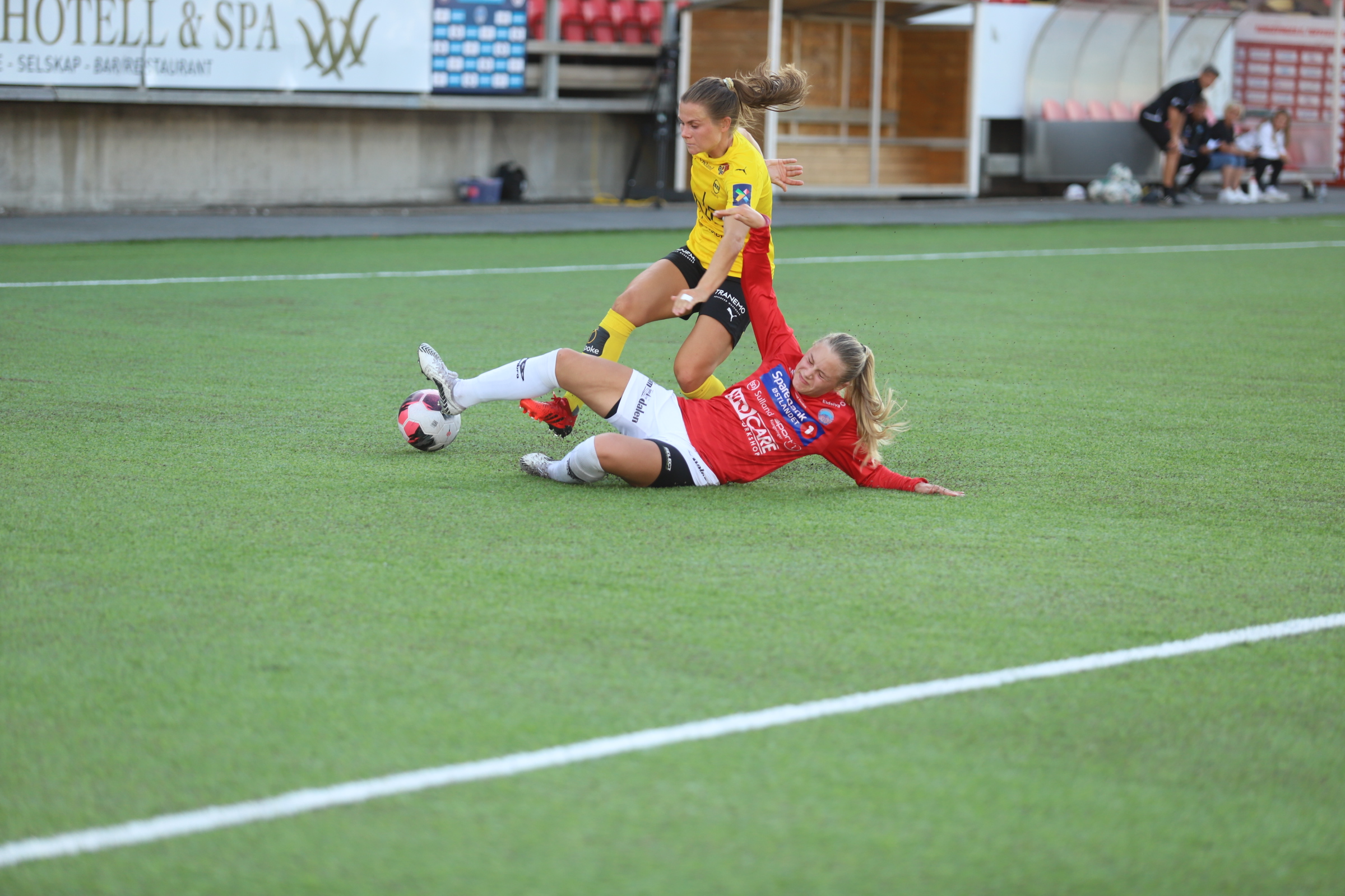 Også Rikke Skundberg Voldengen var tøff i duellene mot Emilie Haavi.