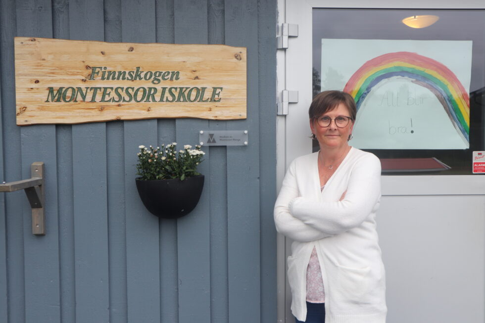 Rektor Kristin Mesøy og hennes kolleger kunne ved årets skolestart ta i mot 13 nye førsteklassinger. Skolen har et tak på 65 elever, og alle plassene er fylt opp