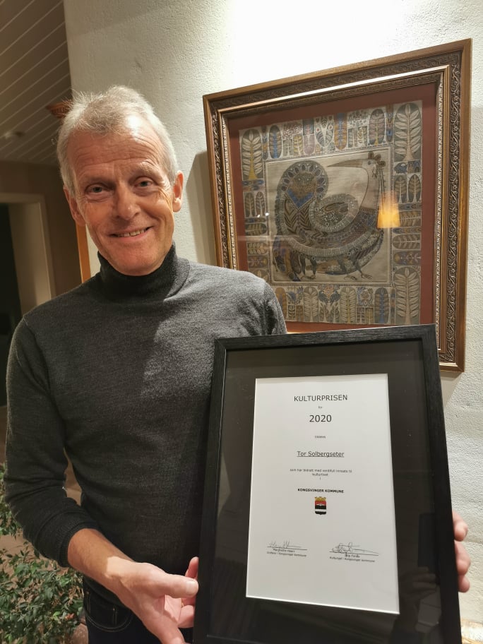 Tor Solbergseter har fått sin heder for et livslangt engasjement på Austmarka.