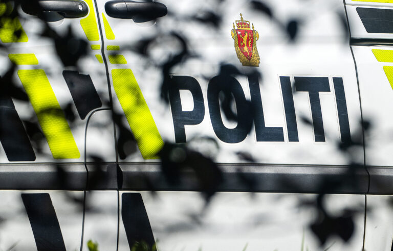 Oslo 20200826. 
Politi logo på bil.
Foto: Gorm Kallestad / NTB