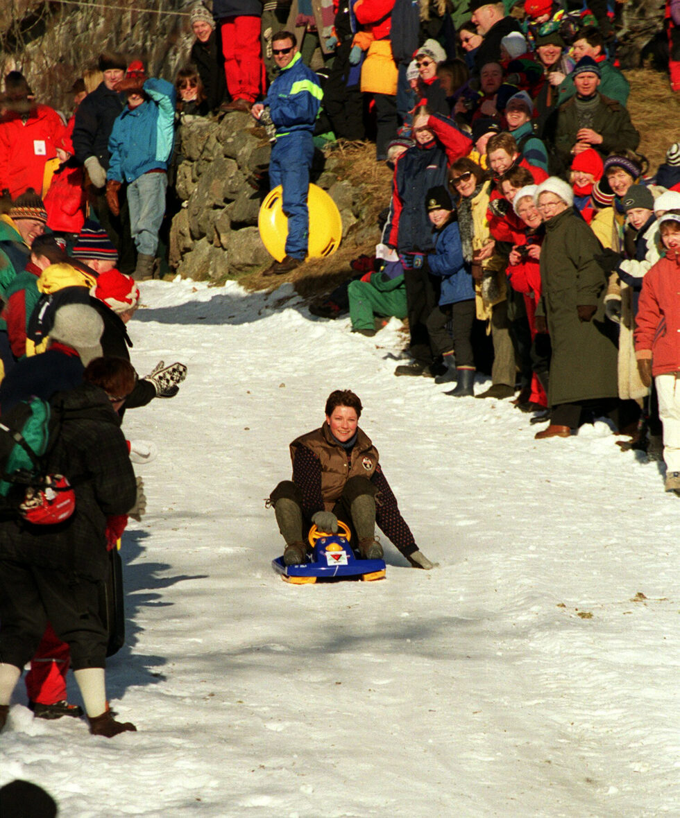Märtha Louise åpnet Vinterfestivalen med en aketur i 1999 . Nå utvides Vinterfestivalen med en kulturfest.