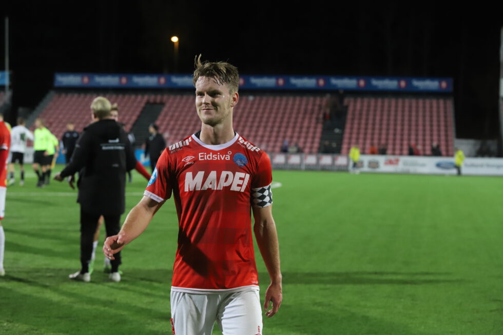 Harald Holter kunne tilfreds smile etter at Asker ble sendt hjem med tap.