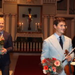 Håvard Gimse og Charlie Siem fylte Vinger kirke torsdag kveld.